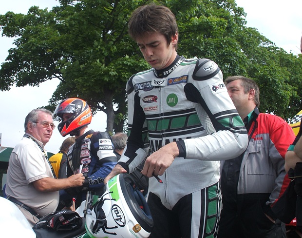 Conor Cummins pictured as he prepares for the Senior TT